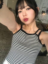 Amour stripe sleeveless