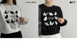 バタフライバンクロップドスウェットシャツ/Butterfly Van Cropped Sweatshirt