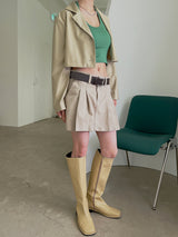 ゼロプリーツスカート/no.790 Zero Pleated Skirt (2color)