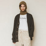 カシミアブレンドカーディガン/CASHMERE BLEND CARDIGAN_BROWN