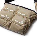 2WAY PADDED MESSENGER BAG_BEIGE