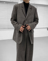 ミダスチェックブレザー / Midas Check Blazer (2 colors)