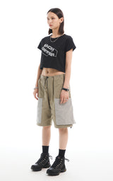 バミューダドローストリングパンツ