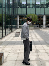 LMN ラウンドヒドゥンカーディガン / LMN Round Hidden Cardigan (5 colors)