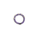[CCNMADE] PARAFFIN 5 Silver Ring (Purple) (6699469242486)