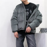 [Unisex] 2wayベルベットショートダウンジャケット