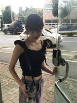 ラブリーシャーリングスリーブレス