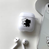 ブラック - ペック サムキャット カップル AirPods Case_マット