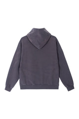 刺繡ロゴスプレーウォッシュドフーディー/EMBROIDERED LOGO SPRAY WASHED HOODIE (CHARCOAL)