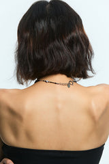 Mix color rose choker