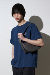 Hバックルソフトレザーホボバッグ / H-Buckle Soft Leather Hobo Bag (gray)