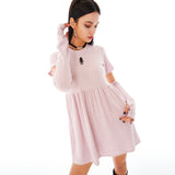 ウォーマースリーブワンピース / OW Warmer Sleeve One-piece [Pink Pearl Knit]