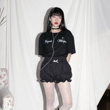 エンジェルズウィスパーTシャツ - ブラック