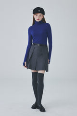 ウールシルクウォーマーTシャツ / Wool Silk Warmer T-Shirt [Blue]