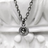 バレットバック ネックレス / Bullet Back Necklace_dark silver