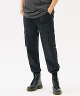 MINI POCKET CARGO JOGGER PANTS (GRAY) (6585151422582)