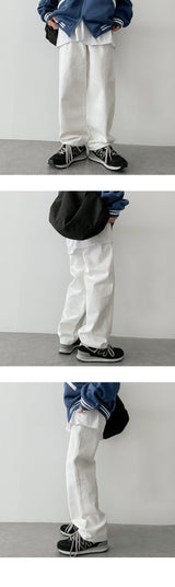 Trampin Tuck Wrinkle Solid Cotton Pants