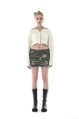 ミリタリーミニスカート/MILITARY MINI SKIRT
