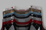 クラシックアーガイルニットベスト (7color) (6615062020214)