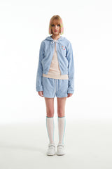 チェリーショットテルーパンツ／CHERRY SHORT TERRY PANTS [SKY]