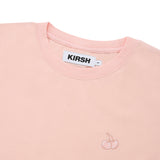 スモールチェリークロップ丈のTシャツ／SMALL CHERRY CROP T-SHIRT [SALMON PINK]
