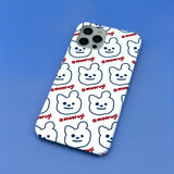 White pattern Bumper Case (6660053434486)