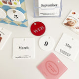 ディアマイデイズパーペチュアルカレンダー / DEAR MY DAYS Perpetual Calendar - Blue Tiled