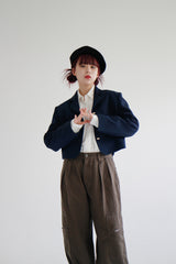 クラシックゴールドボタンジャケット/Classic Gold Button Jacket (2color)