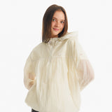 CHERRY HOODIE WINDBREAKER [IVORY]