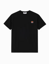 U06 レインボーブラックコンセプトベーシックTシャツ