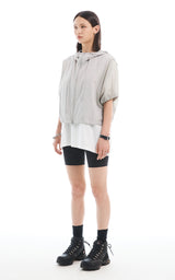  HALF ZIP-UP JUMPER_LIGHT GRAY