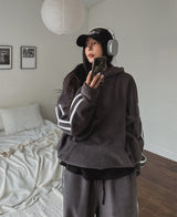 (UNISEX) ドスフリースストリングフード