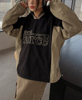 (UNISEX) 起毛VネックフォースMTM