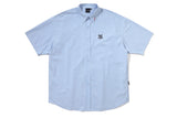 リセントロゴオックスフォードシャツ / RECENT LOGO OXFORD SHIRT_SKY BLUE