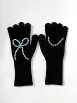 Black-Blue Winter Gloves (Touchscreen)