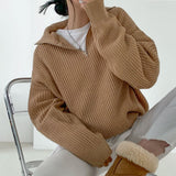 Quarter Zip Waffle Knit Top