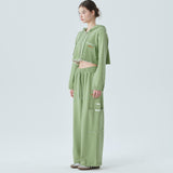 PIGMENT DYEING SWEATPANTS / GREEN