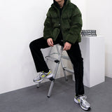 [Unisex] 2wayベルベットショートダウンジャケット