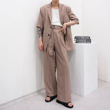 SI ミニマル半袖ジャケット / SI Minimal Short-Sleeved Jacket (2 colors)