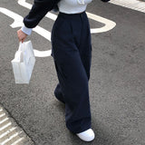 [BELLIDE MADE] スエードポケットワイドカーゴパンツ
