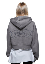 TCP X NINBOLT CROP PIGMENT HOOD ZIP UP