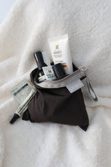 flat pouch (black olive)