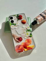 スプリングピクニックジェリースマホケース/Spring picnic jelly case