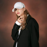 Matte stud over fit ball cap