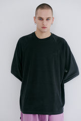 クラシックロゴテリーロングスリーブ / BSR2223FWPO088 CLASSIC LOGO TERRY LONG SLEEVE CHARCOAL