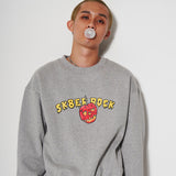SKULL CHERRY SWEAT SHIRT GRAY (6612504281206)