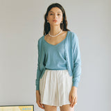 GLITTER KNIT CARDIGAN SET_L/BLUE (EEOO1CDR03W) (6541193805942)