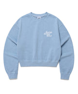W PIGMENT SELLER LOGO SWEATSHIRT BLUE(CV2ESFM444A)
