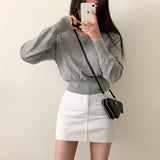 ソフトVネックニットウェア / [Bellide made] Soft V-neck knitwear