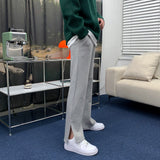 UI ブーツカットスリットパンツ / UI Bootcut Slit Pants (2 colors)